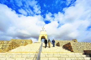 Visita a los trabajos en marcha en San Cristóbal