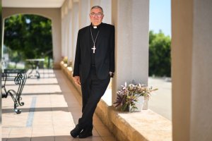 Gómez Cantero, en la Casa de Espiritualidad de Aguadulce.