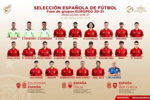 La lista de la Sub-21.