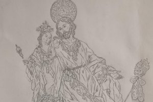 Boceto de los hermanos Cava para el San José de Almería.