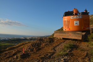 De momento, los trabajos se centran en los movimientos de tierras previos a la construcción.