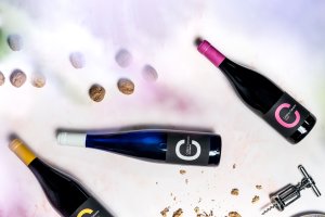 Algunos de los vinos de Cristina Calvache.