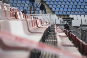 Las gradas del Estadio llevan más de un año vacía