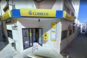 Oficina de Correos en Vera, en una imagen de archivo.