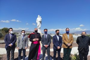 Inauguración y bendición del monumento.