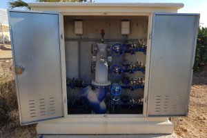 Fotografía de un hidrante multiusuario.