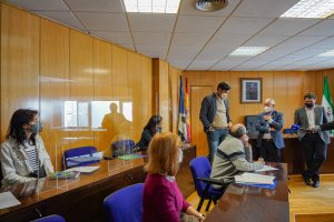 La sesión del Consejo Escolar Municipal de este miércoles.