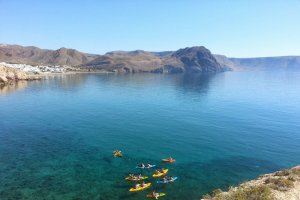 Ruta de kayak junto a Las Negras.
