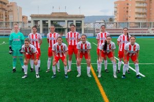 Las jugadoras del Almería logran su victoria más sonada.
