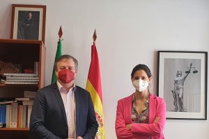 Visita del delegado al municipio de Vera.