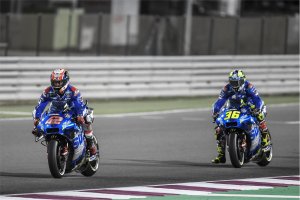 Rins y Mir en un lance de la carrera