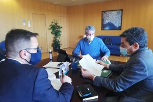 El \'comité de expertos\', con Juan de la Cruz al frente, en una imagen de archivo.