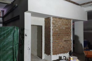 Obras en la calle Sierro de la capital.