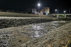 Rambla a su paso por el pueblo de Albox.
