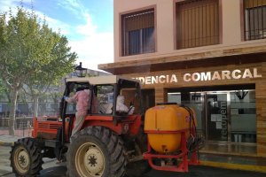 La residencia de Vélez Rubio fue desinfectada en diciembre.