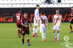 El Rayo Vallecano no pudo con el Mirandés y se queda sexto.