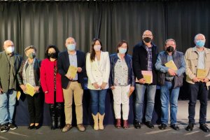 Acto de presentación del libro en Huércal-Overa.