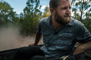 David Beriáin, en una imagen publicada en Twitter por 93 Metros.