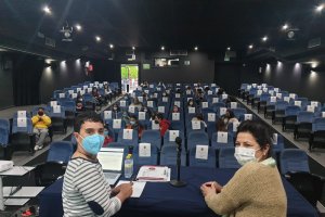 Reunión del consejo huercalense que da voz a los vecinos más jóvenes.