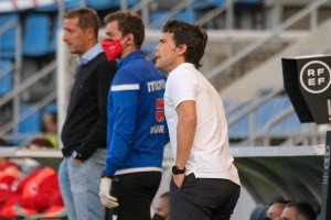 Rubi vivió su segundo encuentro al frente del equipo rojiblanco.