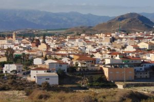 Vista general del pueblo de Antas.