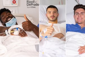 Wellington Farías, Pau Vidal y Alejandro Huerta empiezan la recuperación.
