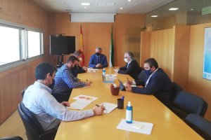 Reunión hoy en la Delegación de Salud.