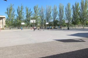 El patio de un colegio andaluz.