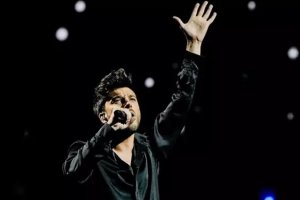Blas Cantó durante su actuación en Eurovisión 2021