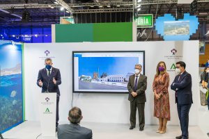 Intervención en Fitur del alcalde de Olula del Río.