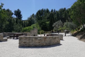 Parte del área totalmente recuperada y mejorada.