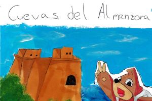 Uno de los trabajos elaborados por jóvenes cuevanos.