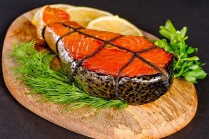 Salmón para almorzar este sábado.