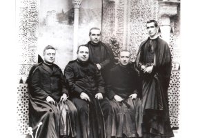 De izquierda a derecha: Joaquín Peralta Valdivia, Juan Cuenca Carmona, Federico Salvador Ramón, Pío Navarro Moreno y Diego Ventaja Milán.