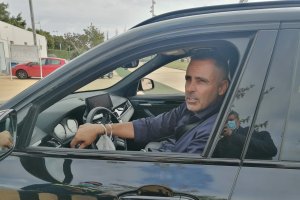 La imagen del último día de José Gomes en el Almería.