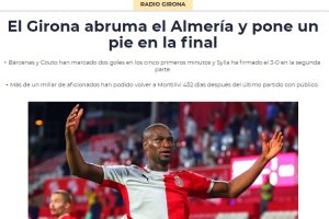 La crónica de Radio Girona Cadena SER después de la debacle del Almería.