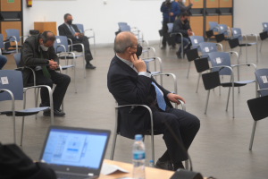 Juan Enciso, ex alcalde de El Ejido, durante una sesión del juicio