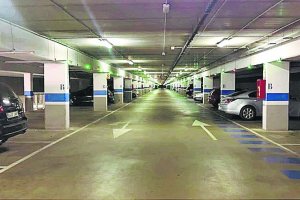 Interior del aparcamiento de Padre Méndez