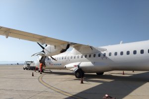 Un avión de la compañía Air Nostrum.