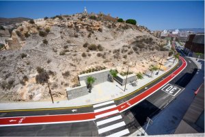 El sendero peatonal recorrerá esa ladera del cerro