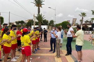 Imagen del acto realizado en San Juan de los Terreros.