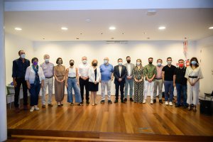 Todos los premiados en el I Concurso para la promoción de la salud mental