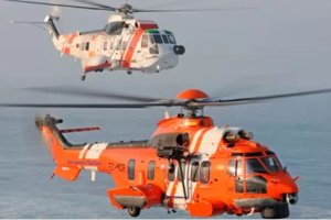 Helicóptero de Salvamento Marítimo.