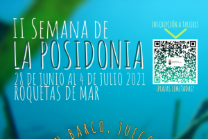 Cartel II Semana de la Posidonia del Ayuntamiento de Roquetas de Mar