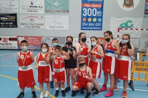 Los participantes en el torneo andaluz de Sevilla.