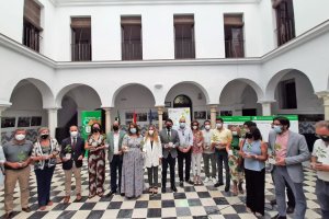 Carmen Crespo durante el acto.