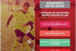 Cartel informativo de las jornadas de captación.