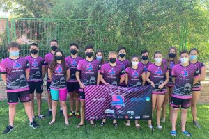 La expedición ejidense al Campeonato de Andalucía.