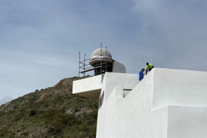 Aspecto actual del nuevo Faro de Mojácar.