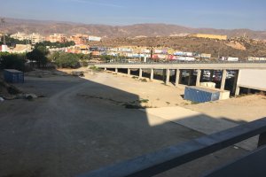 Solar destinado al nuevo edificio en el Hospital Torrecárdenas.